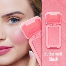 USHAS Butter Blush Powder - Water Resistant, High Pigment, Smudge-Proof, 12-Hour Long-Wear Cheek Color For All Skin Tones, Lightweight, Travel-Friendly, With Squalane -8 Shades Available - #07 - View 4