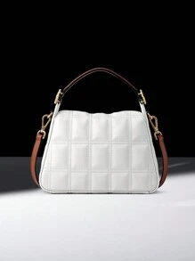 FION Autumn And Winter Women's Bags High-End Niche Light Luxury Handbags Shoulder Crossbody Bag FAAFVKG002 - White - View 1