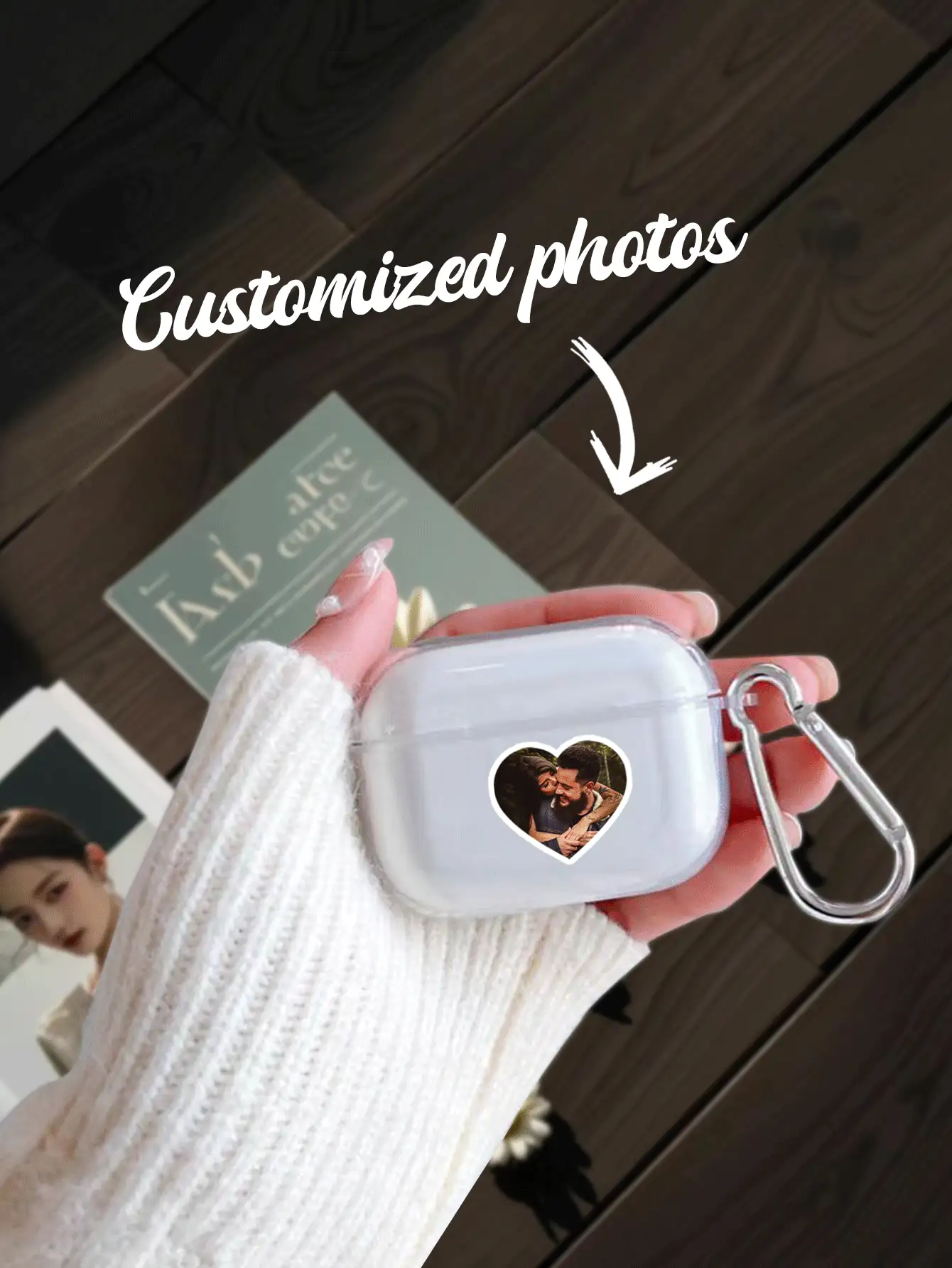 1pc Customized Earphone Case Accessories Hook Compatible With Apple Earphones, Compatible With AirPods 1/2, AirPods Pro, AirPods 3, AirPods 4