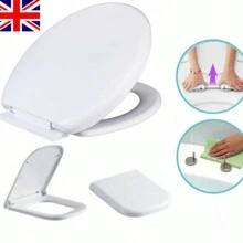 O-Shape Luxury Bathroom Slow Soft Closing White Toilet Seat Easy To Clean Quick Release - White - View 6