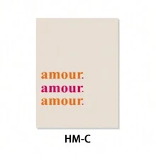 1pc,Pink"More Amor Por Favor " Wall Art,Vibrant And Fashionable Love Decor Room,College Pre-College Students Style Aesthetic,Vintage Poster Canvas Print, Minimalism Canvas Painting, Suitable For Home Decoration, Bar Cart,Cafe, Patio,Club, Music Room,Birthday Gift,Living Room, Bedroom, Living Room, Home Office, Kitchen,Bathroom Decoration, The Perfect Gift For Your Friends,Wall Decoration Gift 20*28 Inch, Unframed
