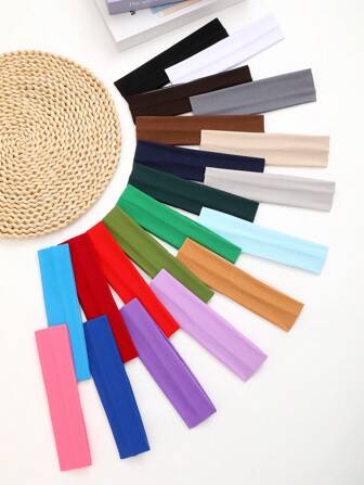 1 st unisex enkelt pannband, halkfritt absorberande elastiskt brett huvudband, mjukt material lämpligt för yoga, löpning, fitness och andra sporter, enfärgat, casual & elegant, polyester, alla årstider hårband turban pannband svettband, hårband höst vinter håraccessoarer för kvinnor för semesterkläder kvinna elegant halsduk kvinnor bandanas mjukt huvudband