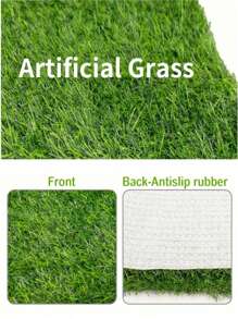 1 Roll 15.7x78.84in/18.89X27.55In Table Centerpiece Encrypted Artificial Grass Green Synthetic Table Runner/Mat ,Outdoor Decor,Garden Decor(Cuttable)