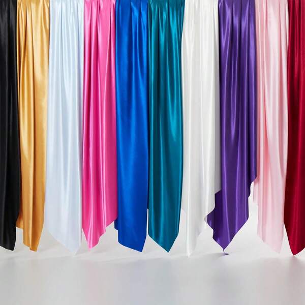 59 Inch Wide Satin Fabric Shiny & Soft Cloth Fabric, Silky Satin Fabric For Bridal Dress, Wedding Decorations, Crafts,Wedding Party Background Fabric Polyester Satin Fabrics