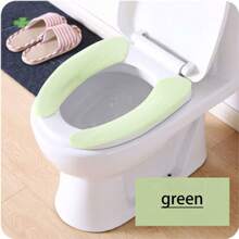 2pcs/Set, All-Season Universal Toilet Seat Covers, Toilet Seat Cushion Stickers, Toilet Lid Cover, Adhesive Toilet Bowl Cover Bathroom Decor Fall Decor - Multicolor - View 13