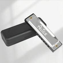 1 Stück Individuell gravierte Blues Mundharmonika, 10 Löcher Tonart C mit Etui, 10x2,7cm, personalisierte Namens Mundharmonika, für professionelle Spieler, Anfänger, Studenten und als Geschenk für Erwachsene und Freunde - Musikinstrument Sammlerstück, Geburtstagsgeschenke, Einschulung