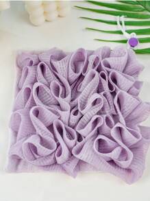 2-In-1 Ultra-Soft Exfoliating Bath Sponge & Soap Holder - Perfect For Travel - Multicolor - View 11