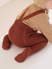 1件婴儿简约可爱纯棉连裤袜，适合日常穿着 - 彩色 - 查看 7