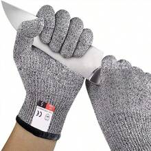 1/3 Paia di guanti resistenti ai tagli di alta qualità, protezione di livello 5, guanti da cucina, lavabili in lavatrice, comodi e flessibili, leggeri, adatti per entrambe le mani. Guanti resistenti ai tagli, adatti per la manipolazione del vetro, anti-graffio, adatti per cucina, taglio, giardinaggio, intaglio del legno, pulizia, assemblaggio e manutenzione. I guanti resistenti ai tagli proteggono la pelle sottile dai graffi