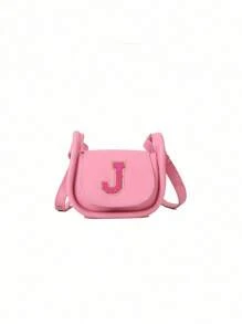 A Mini Casual, Versatile And Simple Solid Color Diy Pu Material Diagonal Shoulder Bag With 26 A-Z Letters. You Can Think Of It As A Lipstick Coin Purse That Be Worn On One Or Cross-Body. Suitable For Teen To Use When School, Traveling Shopping. Christmas, Thanksgiving, Valentine's Day, Friday Gifts. The Best Gift. - Multicolor - View 10