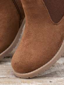 Export Original Black Elastic Waist Anti-Slip Wear-Resistant Rain Boots Socks, Lightweight Fashion Slip-On Short Boots For Students