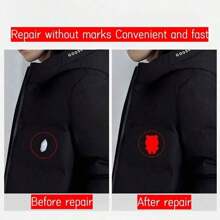 Waterproof Cartoon Pattern Self-Adhesive Patches, For Down Jacket Hole Repair And Decoration, Large Down Jacket Fabric Stickers, Self-Adhesive Repair Patches, For Down Jacket Hole Repair, Self-Adhesive Fabric Repair Patches, Direct Paste Seamless Clothing Patches, Self-Adhesive Invisible Clothing Patch Stickers, Hole Repair Stickers, Adhesive Patches, Repair Patches, Washable - Multicolor - View 4