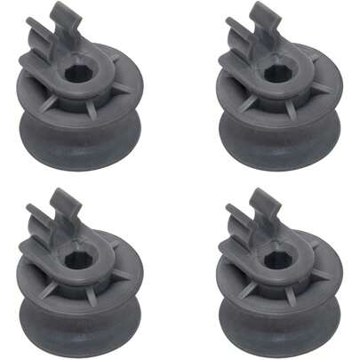 4pcs Dishwasher Rollers, Dishwasher Parts, Upper Rack Roller Kit Compatible With LG Dishwashers LDF6920BB, LDS4821ST, LDS5811ST, LDF6810ST, D1607BB, LDF6810WW, LDS4821B, LDF6920WW, LD6090BB, D1608BB, LD6300BB, LD6090TB1