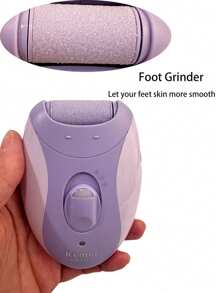 Kemei Épilateur KM-6037 pour femme - Épilation indolore des poils à la racine. Rasoir pour la ligne du maillot, les zones intimes et le visage. Massage anti-rides pour le cou. Limeuse électrique pour les pieds. Ensemble multifonction de 4 en 1 pour les soins personnels des femmes