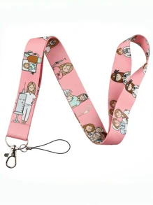 1 Stück Ärzte Krankenschwestern Halskette Schlüsselband Schlüsselanhänger für Schlüssel, ID Kreditkarte Pass Hängeseil Schlüsselanhänger, Handy Charm Accessoires, Geschenk zum Krankenschwestertag Auto Accessoires Tasche Charm Schultasche Zubehör Schlüsselbänder mit ID Halter Auto Accessoires Tasche Charms - Verschiedenfarbig - Übersicht 6