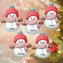 1 Pc Personalized Christmas Ornaments, Custom Christmas Decorations With Name, Christmas Tree Decorations, Christmas Ornaments Set, Christmas Decorations Indoor, Christmas Decorations For Tree, Cute Christmas Decor For Family, Personalized Christmas Gifts.Personalized Gifts For Women, Men, Mother, Father, Multi-Functional, Adjustable, Waterproof, Anti-Mold - Multicolor - View 38
