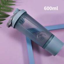 1PC 500ml/16.9oz Portable Protein Shaker Cup - PP Material, Ideal For Gym & Outdoor Fitness Enthusiasts, Shaking Cup, Milkshake, Gift For Father