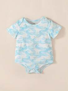 Balabala 4 Packs Baby Bodysuits Unisex Baby Boys Girls Summer Short Sleeve Bodysuit