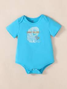 Balabala 4 Packs Baby Bodysuits Unisex Baby Boys Girls Summer Short Sleeve Bodysuit