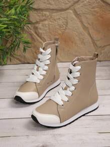 Women's Autumn/Winter New Knight Boots, Fashion Simple Lightweight Casual Back Zipper Thin High Heel Ankle Boots, Solid Color Outdoor Short Boots