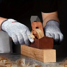1/3 Paia di guanti resistenti ai tagli di alta qualità, protezione di livello 5, guanti da cucina, lavabili in lavatrice, comodi e flessibili, leggeri, adatti per entrambe le mani. Guanti resistenti ai tagli, adatti per la manipolazione del vetro, anti-graffio, adatti per cucina, taglio, giardinaggio, intaglio del legno, pulizia, assemblaggio e manutenzione. I guanti resistenti ai tagli proteggono la pelle sottile dai graffi