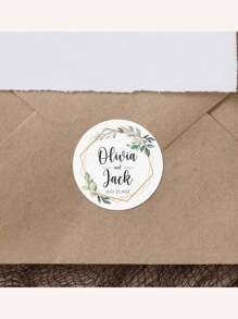 4厘米定制防水贴纸，70/140/210/280/350张个性化贴纸，Logo贴纸，商业贴纸，标签，邮资贴纸，订单贴纸，婚礼贴纸，派对贴纸，生日贴纸，万圣节贴纸，圣诞节贴纸，独立日贴纸，感恩节贴纸，防水贴纸，适用于爸爸、妈妈、家人、朋友、儿子、女儿、员工、办公室、茶室、家庭等场合。 - 彩色 - 查看 3