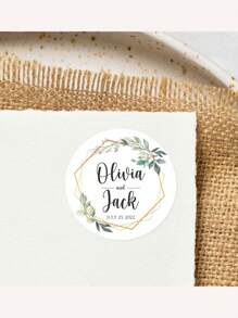 4厘米定制防水贴纸，70/140/210/280/350张个性化贴纸，Logo贴纸，商业贴纸，标签，邮资贴纸，订单贴纸，婚礼贴纸，派对贴纸，生日贴纸，万圣节贴纸，圣诞节贴纸，独立日贴纸，感恩节贴纸，防水贴纸，适用于爸爸、妈妈、家人、朋友、儿子、女儿、员工、办公室、茶室、家庭等场合。 - 彩色 - 查看 6