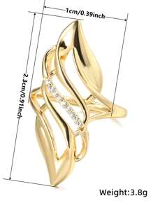 1 件奢华 925 纯银方晶锆石戒指女士结婚珠宝精美珠宝