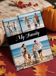 1Pc Customized Photo Canvas, Custom Name/Text Canvas,Collage Photos Canvas For Walls, Personalized Canvas Wall Art, Custom Images Printing, Art Canvas' Printing, Mother's Day Father's Day Birthday Gifts,Family Gifts,Gift For Friends/Mom/Dad/Kids/Girlfriend/Boyfriend Graduation