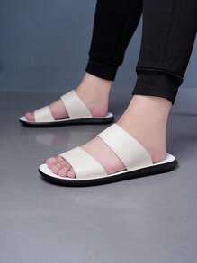 新款夏季男士拖鞋时尚休闲沙滩凉鞋平底拖鞋，适合青少年夏季休闲或户外运动或度假旅行或毕业礼物或生日礼服配饰 - 2501 - 查看 8