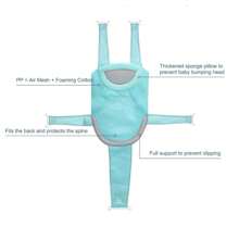 Alfombrilla De Soporte Para Asiento De Baño De Bebé Ajustable - Celeste - Ver 4