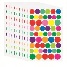 10-50 Sheets Colorful Diary Self-Adhesive Graffiti Stickers Scrapbook Albums Graffiti Stickers Student Notebook Decoration Heart Number Letter Dot Sticker ﻿