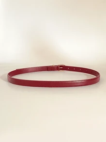 1 Stück rote Retro PU-Leder elegante Lässig Damen Gürtel, geeignet für Jeans, Anzughosen, Röcke, Alltag, Büro, Dates im Herbst/Winter, Sommer, Schule, Herbst, Halloween