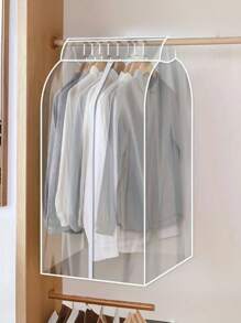 1 pezzo Sacchetti trasparenti per indumenti con cerniera, borse portatili per riporre abiti, cappotti, completi, vestiti | Conservazione degli indumenti nell'armadio di casa e nel dormitorio, borse per riporre indumenti appesi, organizer portatile per camera da letto, armadio, casa, dormitorio, accessori per la casa ideali, necessità per il dormitorio, abiti invernali da donna, abiti eleganti da donna, camicie bianche da donna, abiti primaverili da donna, abbigliamento primaverile da donna, abiti estivi - stileA - Visualizzare 12