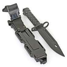 M9 Model Rubber Knife CS Game Training Outdoor Multi Tool Plastic Bayonet Fan Collect Gift Toy - Multicolor - View 3