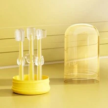 3 szt./zestaw szczoteczek do zębów dla niemowląt, trójstronna szczoteczka do zębów dla niemowląt, środek do czyszczenia jamy ustnej dla noworodków, szczoteczka do zębów mlecznych w kształcie litery U, skrobaczka do języka dla niemowląt, zestaw narzędzi do czyszczenia