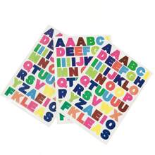 10-50 Sheets Colorful Diary Self-Adhesive Graffiti Stickers Scrapbook Albums Graffiti Stickers Student Notebook Decoration Heart Number Letter Dot Sticker ﻿