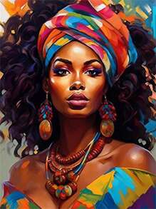 1 件套数字绘画套装女人肖像眼睛数字绘画帆布套装狗猫头鹰长颈鹿动物绘画套装成人家居卧室墙壁艺术品