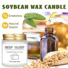 1pc 3.5oz Lavender Scented Candles, AromaRelax Glass Jar Candles, Home Decor, Room Decor, To My Mother, To My Friends, To Myself As A Gift,Valentines-Day Decor Gift