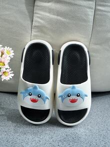 New Children's Non Slip Slippers With High Aesthetic Value, Soft Sole For Home Use, Thick Sole, Simple EVA, Can Be Worn Externally