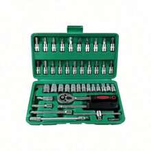 Automotive Repair Tool Kit Set - Socket Wrench, Ratchet, Car Maintenance Tool Box,Tools For Men - Color and Style Are Random - View 5