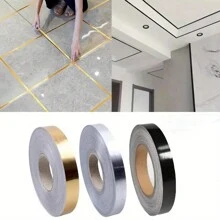一卷瓷砖拼贴贴纸 自粘瓷砖贴纸 墙缝密封胶带条 地砖接缝贴纸 防水墙缝密封条 家居装饰贴纸 家装工具