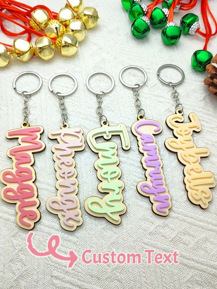 Llavero personalizado con el nombre del niño, colgante para bolso, regalo lindo para Pascua