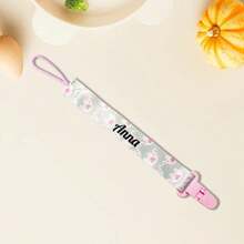 Custom Pacifier Clip,Personalized Pacifier Clip With Name,Customized Pacifier Clips Baby Girl,Customizable Animal Pattern Pacifier Clip,First Gift For Your Child,Diy Custom Name,Baby Essentials,Baby Girl Gifts,Baby Boy Gifts,Decoration,Multi-Purpose,Friend Gifts/Birthday Gifts,Children's Growth Souvenirs Back To School,Multi-Functional,Ornamental,Letter,Stylish,Modern,Colorful,Cute,Adorable,Casual,Custom,Personalised,Unique,Customized,Ideal Gifts For Him,Ideal Gifts For Her