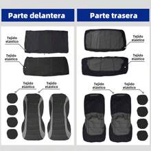Car Seat Cover - Black - View 8