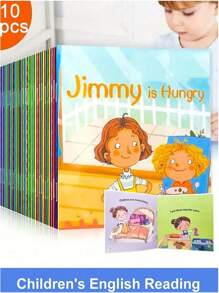 5 Preschool English Graded Reading Children's English Picture Books Enlightenment Early Education Storybooks 60 Books Christmas, Christmas Gifts, New Year Gifts Children's English Graded Reading Full 60 Books Children's Primary School Students Extracurricular Audio Companion Reading Picture Books