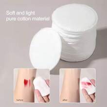 1PC Round Sandwich Double-Sided Cleaning Pad To Remove Makeup And Skin