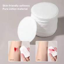 1PC Round Sandwich Double-Sided Cleaning Pad To Remove Makeup And Skin