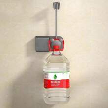 Soporte para Secador de Pelo Sin Necesidad de Sostener Ajustable Colgado en la Pared Manos Libres Sin Necesidad de Perforar Agujeros Estante de Almacenamiento Universal para Conductos de Aire - Blanco-A - Ver 5