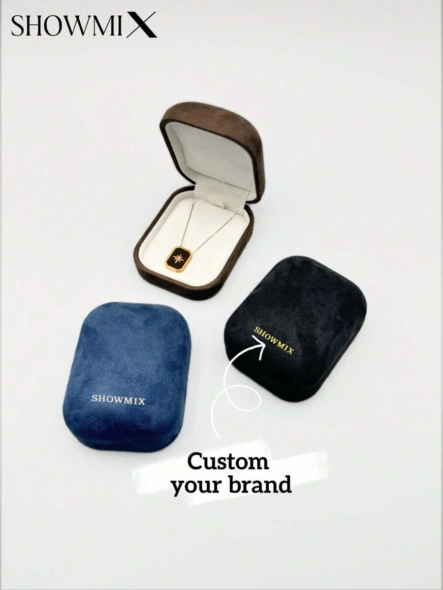 Custom Made Premium Velvet Jewelry Box, Necklace Packaging Box, Gift Box - Multicolor - View 1
